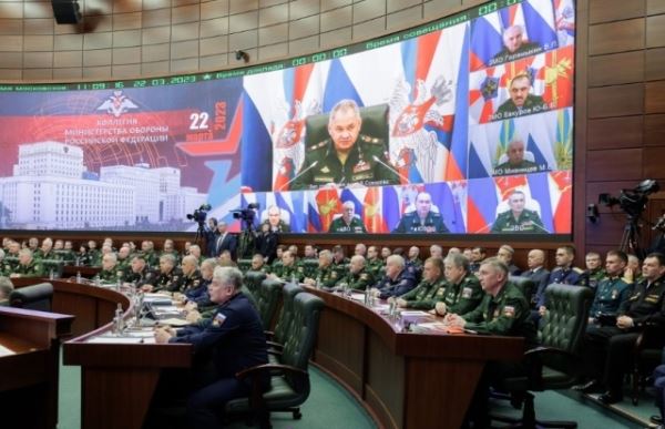 Заседание Коллегии Министерства обороны России
